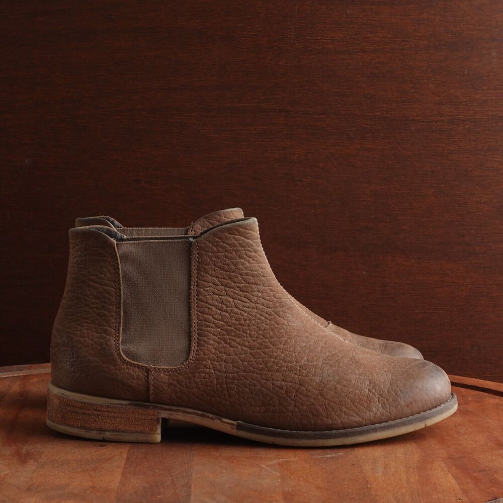 Josef Seibel Brown Leather Chelsea Ankle Boots